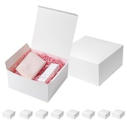 Mcfleet Gift Boxes with Lids 10x10x5 Inches 10 Pack