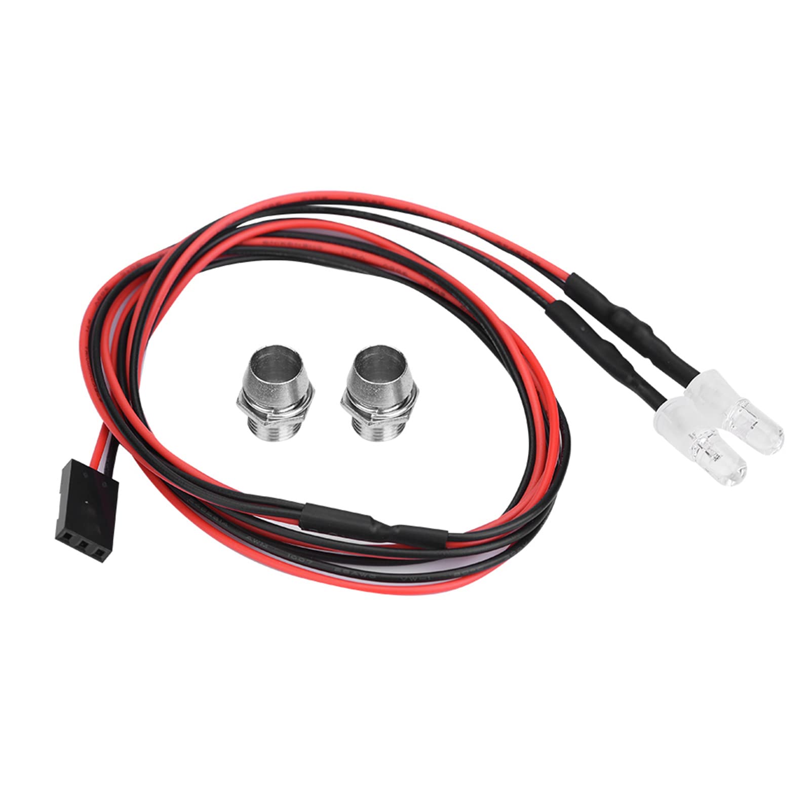 RC LED Light Kits, 2PCS 5mm Headlights Set RC Accessory LED Lights for 1/10 Model Drift Car Vehicle(11# Blue Light)