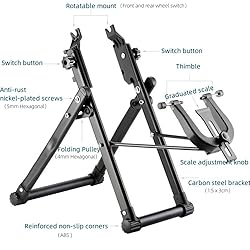 Bike Wheel Truing Stand, Foldable Bicycle Wheel