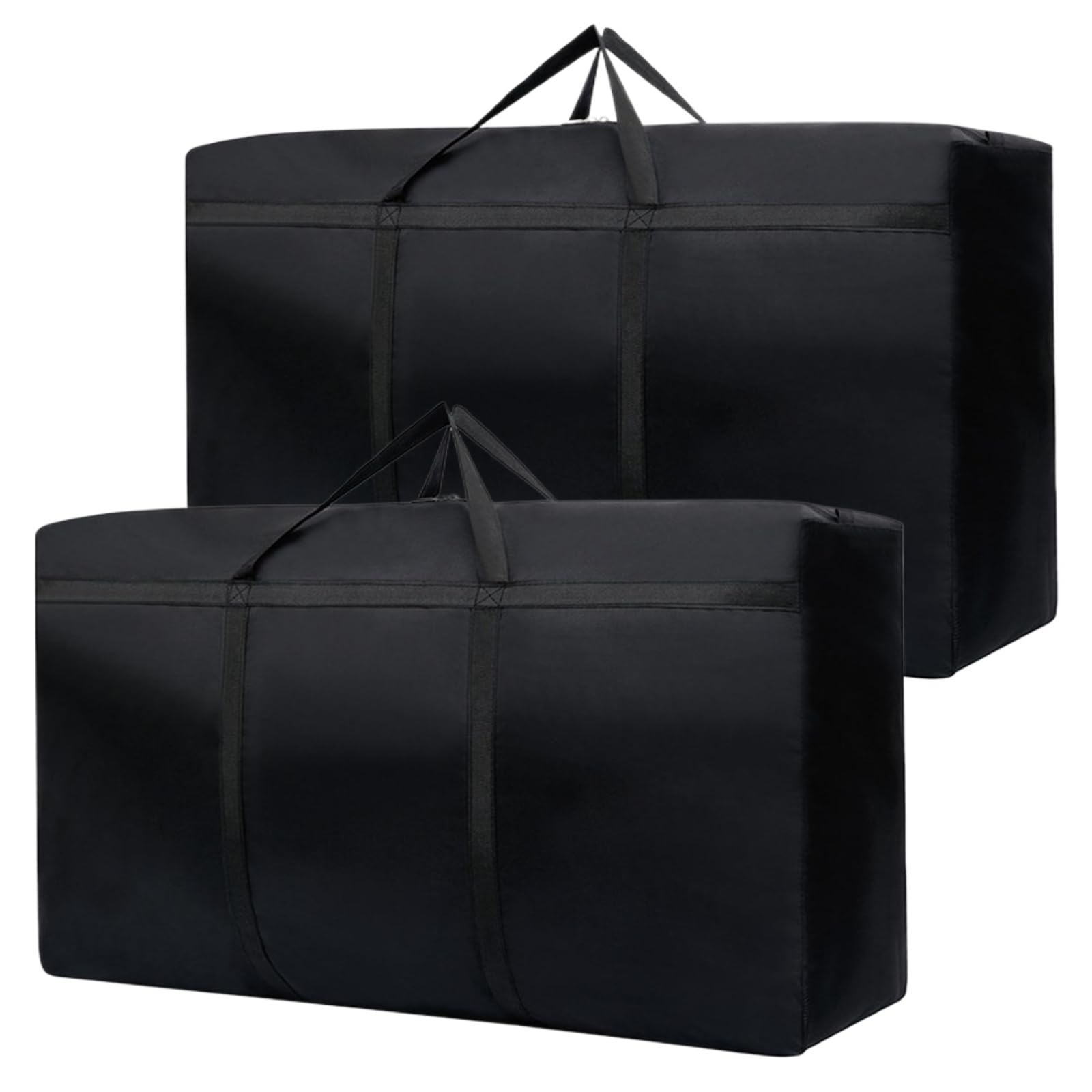 wintfarm extra large storage bags,2PCS 180L Waterproof Duvet Moving Boxes,600D Oxford For Under Bed Storage,Clothes,Bedding Or Traveling And Moving,100 * 60 * 30cm large storage bags with zips