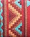 Western Southwestern Native American Tribal Navajo Design Multicolor TurquoiseRed Orange Brown Bedspread Quilt Set (King / Cal-King)
