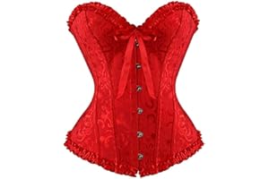 SZIVYSHI Corset Tops for Women, Bustier Shapewear Lingerie, Lace Waist Push Up Bodysuit