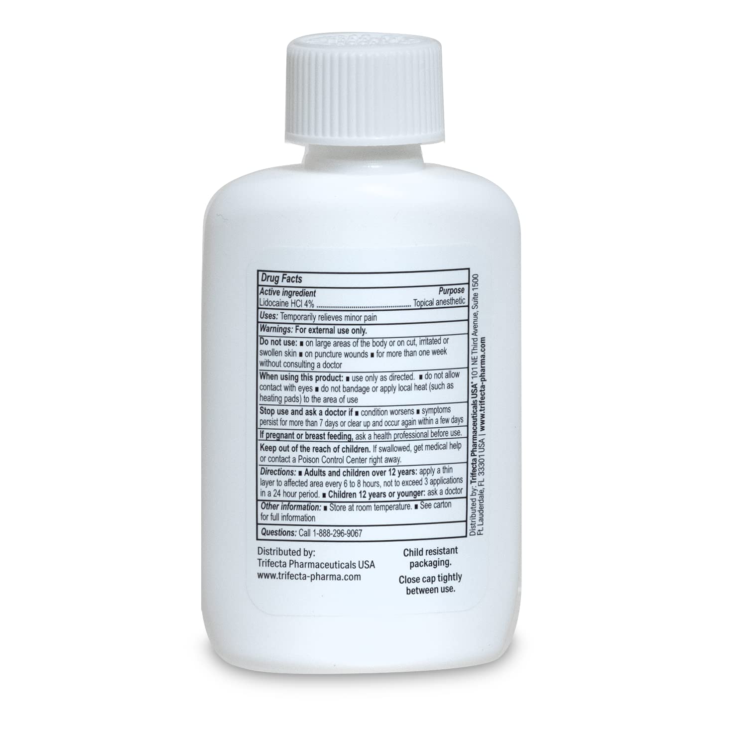 Globe Lidocaine 4% Multi-Symptom Relief Cream 1.75 oz, Numbs Away Pain & Itch, Steroid Free Non-Greasy Formula (Compare to Gold Bond w/Lidocaine)