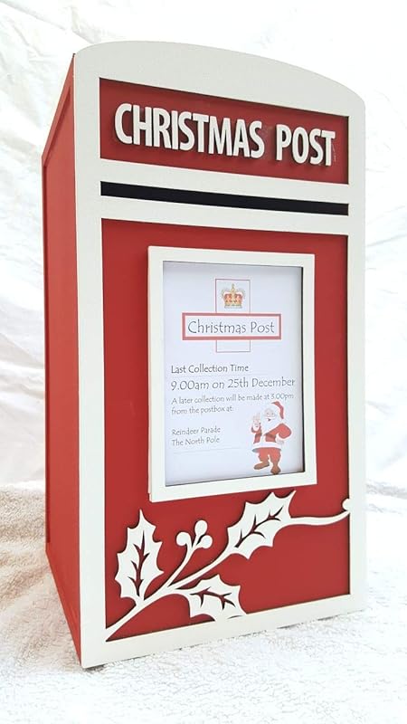 Christmas Card Post Box - Festive Letter/Mail Box : Amazon.co.uk: Handmade Products