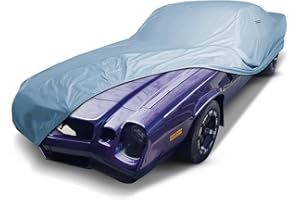 iCarCover Custom Car Cover for Chevy Camaro Z28, Type LT, Waterproof All Weather Rain Snow UV Sun Protector Full Exterior Weatherproof Indoor Outdoor Car Cover with Strap (Year Fits 1974-1981)