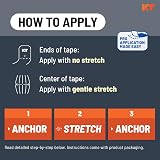 KT Tape Original Pre-cut 20 Strips Cotton Blue - Kinesiology Tape view 5