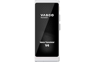 Vasco V4 Language Translator Device | 108 Languages | Free Lifetime Internet in Almost 200 Countries | Pearl White