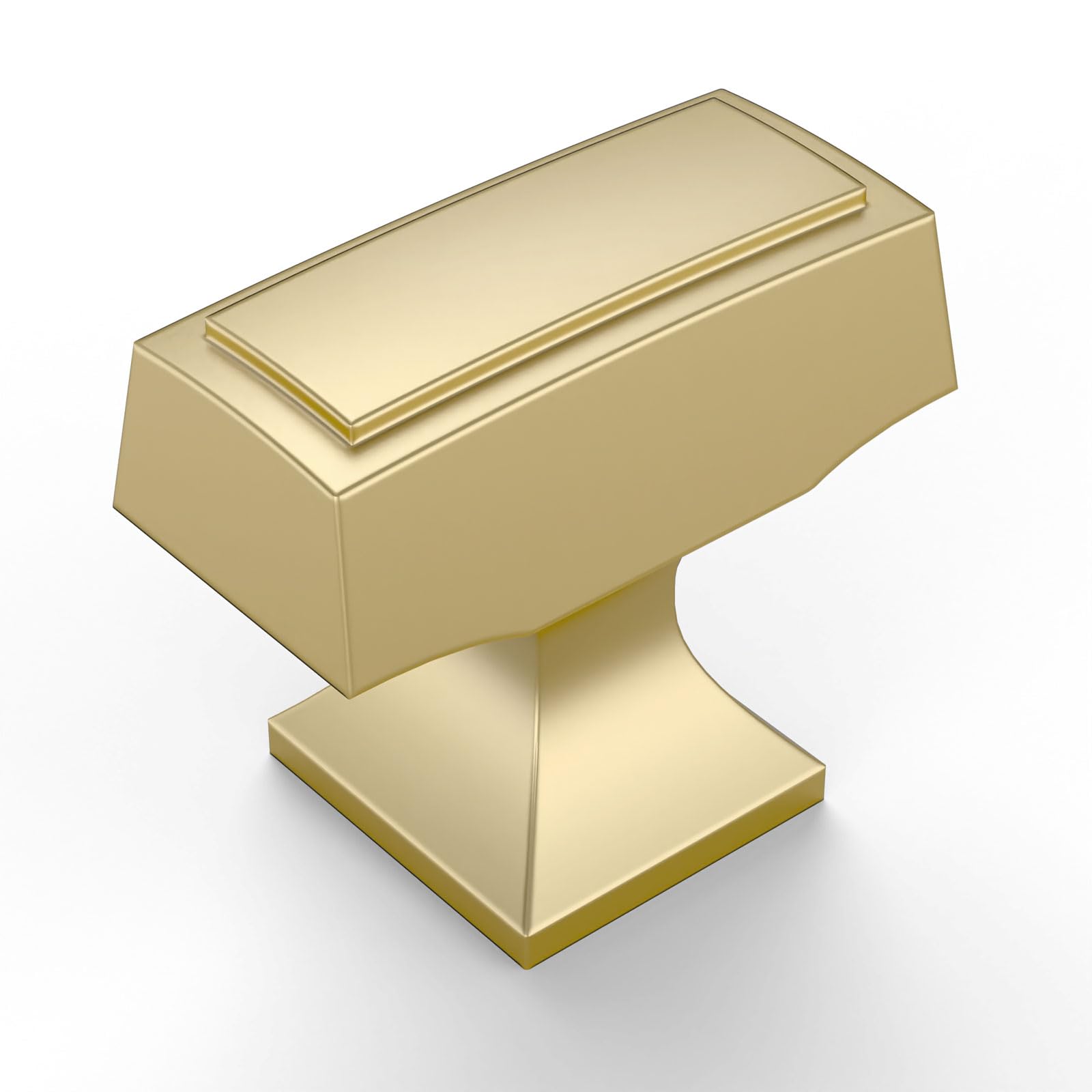 9BUILD 10 Pack Gold Round Kitchen Cabinet Knobs