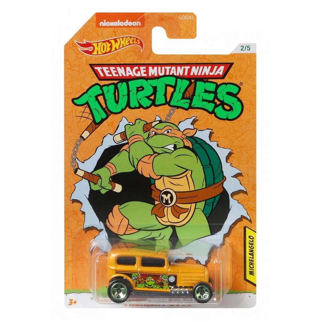Hot Wheels GJV11 TMNT Michelangelo Midnight Otto 2/5