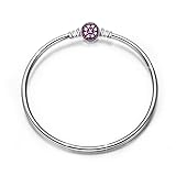 NINAQUEEN 925 Sterling Silver Bangle Bracelet with