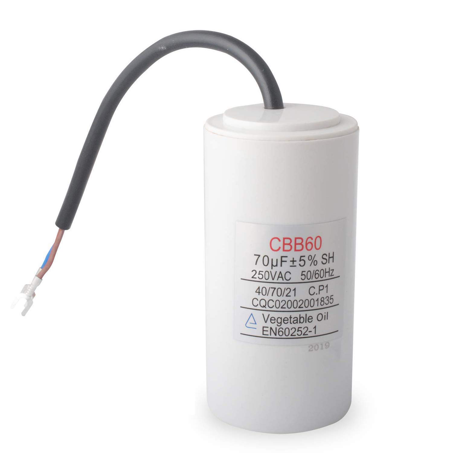 Poweka CBB60 70uf AC 250VAC Capacitor 50/60hz, Replacement Motor Start