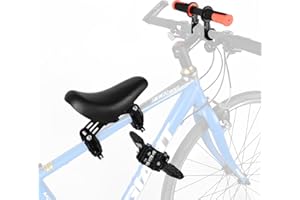 Baisikou Bike Child Seat Front Mounted Bike Seat for Children Kid Bike Seat for Adult Bikes