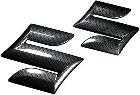 Amazon Monster Sport カーボン調sマークエンブレム 小 Suzuki車用 0100m エンブレム 車 バイク