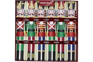Robin Reed 6 x 13 inch Handmade English Christmas Table Decorations - Racing Game Nutcracker Game Inside