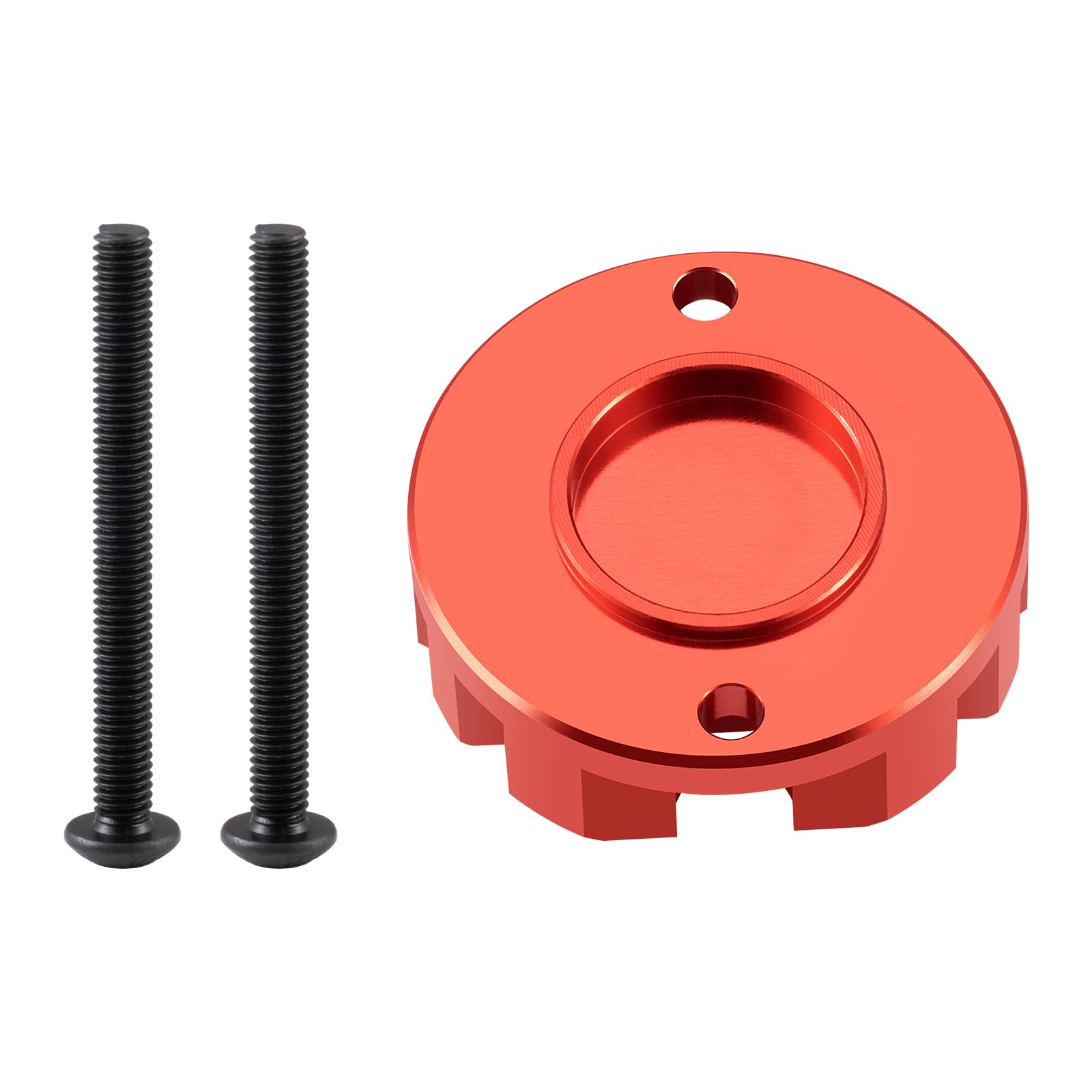 AXspeed Aluminum Motor Cover Protective Cap Upgrade for 1/12 Tamiya Lunch Box RC Car(Red) — image 1