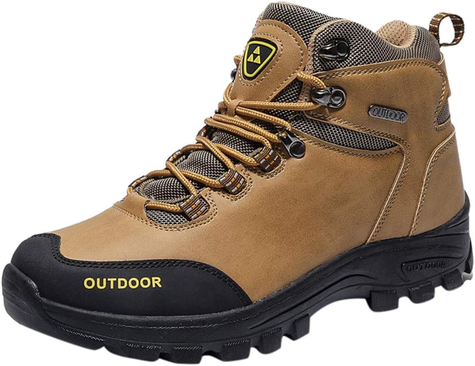 Royallove 😊 Waterproof Men's Hiking Boots Outdoor Lightweight Work Shoes Backpacking Trekking Trails