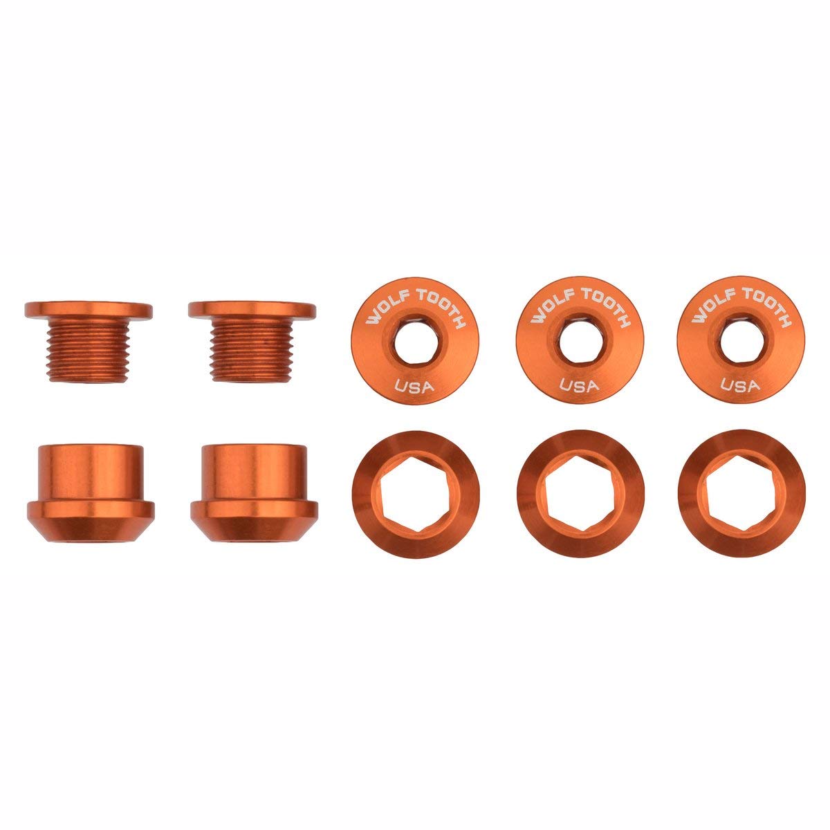 Wolf Tooth Chainring Bolt Kit 5 Units 6 mm