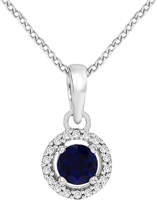 Mothers Day Gifts Natural Diamond Pendant 1/20 to 3/4 Carat P12486-925S-1/20