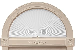 Original Arch Light Filtering Fabric Shade, White, 72" x 36"