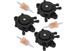 MTRPARTS Fuel Gas Pump is compatible with Briggs Stratton models: 808656, 491922, 691034, 692313, 807429, 808281, 808322, and 557033 (3)