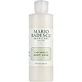 Mario Badescu Coconut Body Soap for All Skin Types | Moisturizing Shower Gel Body Wash for Women and Men That Cleanses Skin | Formulated with Coconut Fruit Extract & Jojoba Oil | 8 FL OZ
