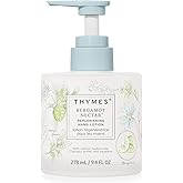 Thymes Replenishing Hand Lotion for Dry Skin - Daily Moisturizer Helps Reduce Dryness - Hand Lotion for Women & Men Formulated with Sodium Hyaluronate & Squalane (Bergamot Nectar, 9.4 fl oz)