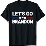 Let's Go Brandon Conservative US Flag T-Shirt