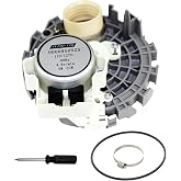 00751950 120V, 60Hz,Dishwasher Diverter Valve with Seal Compatible with BoschThermador Dishwashers,Water distributor Water switch Replacement part number: AP5691407, 751950 Etc (non universal parts)