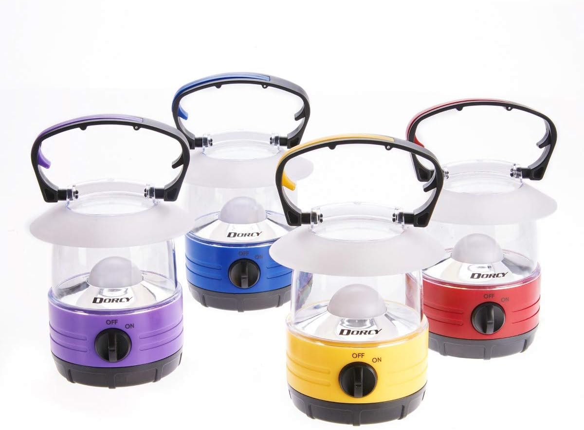 Dorcy LED Bright Mini Lantern 70 Hour Run Time, Assorted Colors, Small, Model Number: 41-1017 - Battery Lantern - 