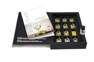 TASTERPLACE AROMA SET - 12 White wine aromas - for sommeliers and wine lovers - train your nose - tasting tool …