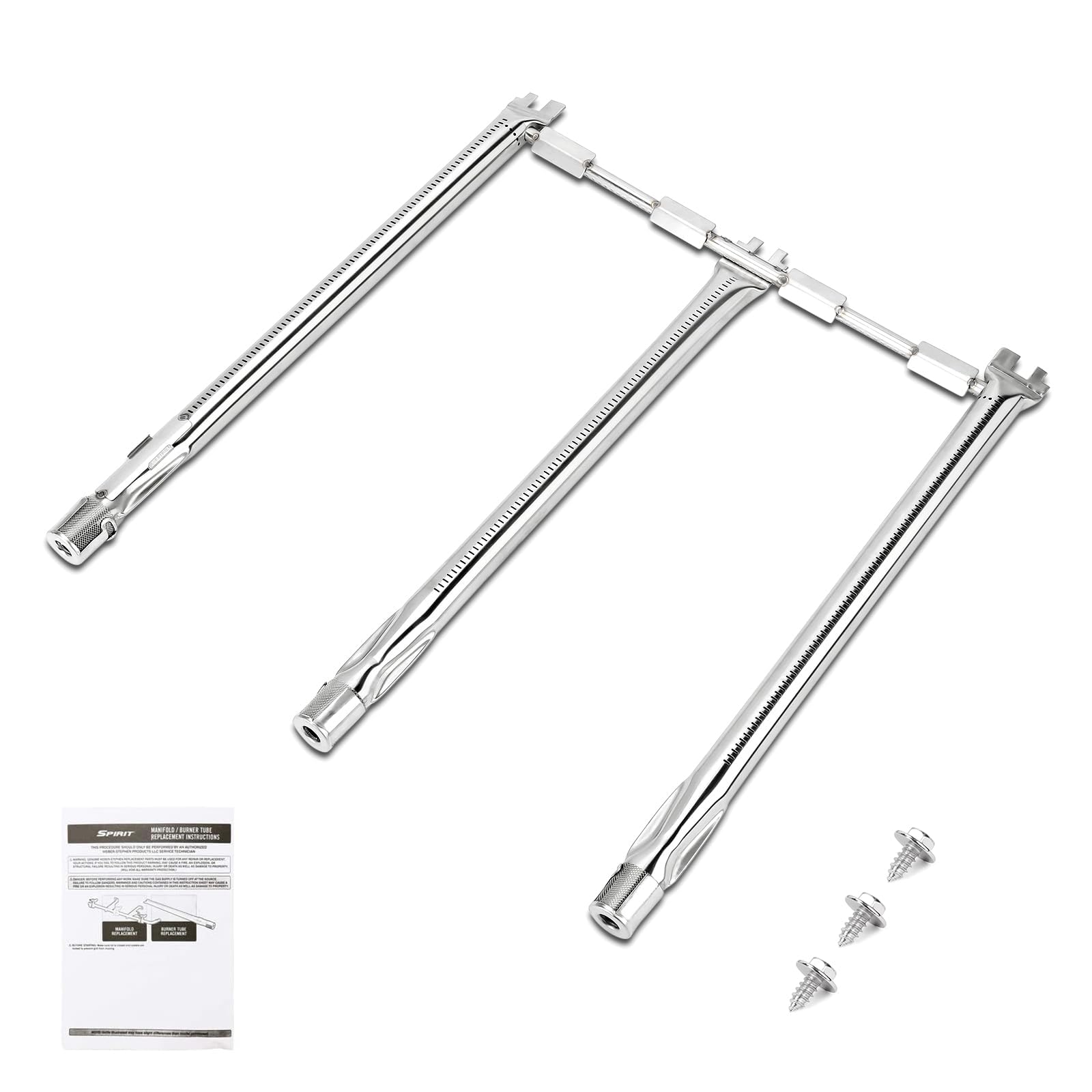 GFTIME 69787 46CM Burner Tube Replacement Part for Weber Spirit E-310 E-320 E-330 S-310 S-320 S-330 (2013 and Newer), Burner Spare Part for Weber Spiritβ
&β
‘300 Series (Up-Front Buttons)