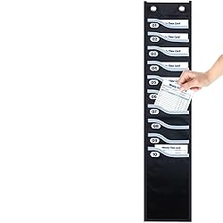 ALSLEA Oxford Time Card Rack 10 Slots Extra-Wide