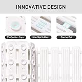 XIYUNTE Large Shower Mat 90x40cm Non Slip Anti Mould Cut to Size Cream view 3