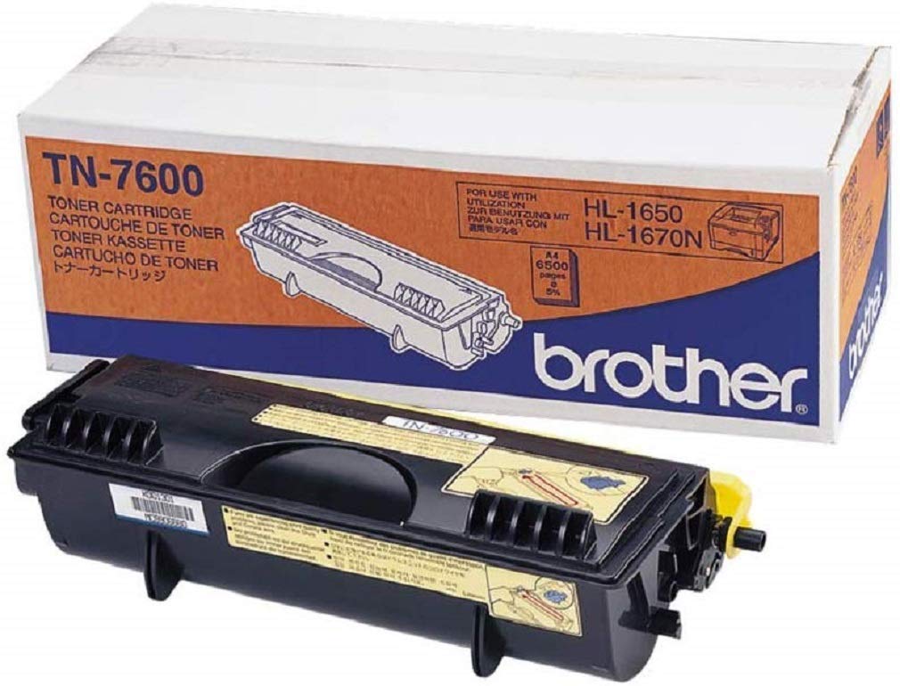 Brother TN-7600 - Black - original - toner cartridge - for Brother DCP-8020, 8025, HL-1650, 1670, 1850, 1870, 5030, 5040, 5050, 5070, MFC-8420, 8820