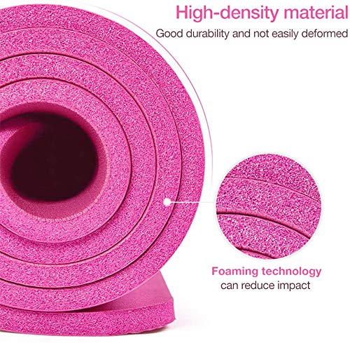 TENBOOM-Yoga-MatExercise-Mat-Thick-For-Home-Gym-Mat-for-Man-or-WomanEco-FriendlyNon-Slip-Thick-Yoga-Mat-with-Carry-Strap-for-Yoga-Pilates-and-Gymnastics