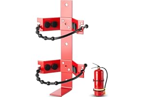 RattanView 2 Pcs Fire Extinguisher Mount Bracket Adjustable, Supports up to 2.5 and 5lb, Heavy-Duty and Easy Installation, Ideal for Home, Truck, Rv, Boat, Commercial Use, Secure and Durable Holder