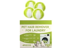 Laundry Pet Hair Catcher - Pet Hair Lint Catcher Balls - Washer Lint Remover | for Upholstery Home Bathroom Laundry Washer Dr