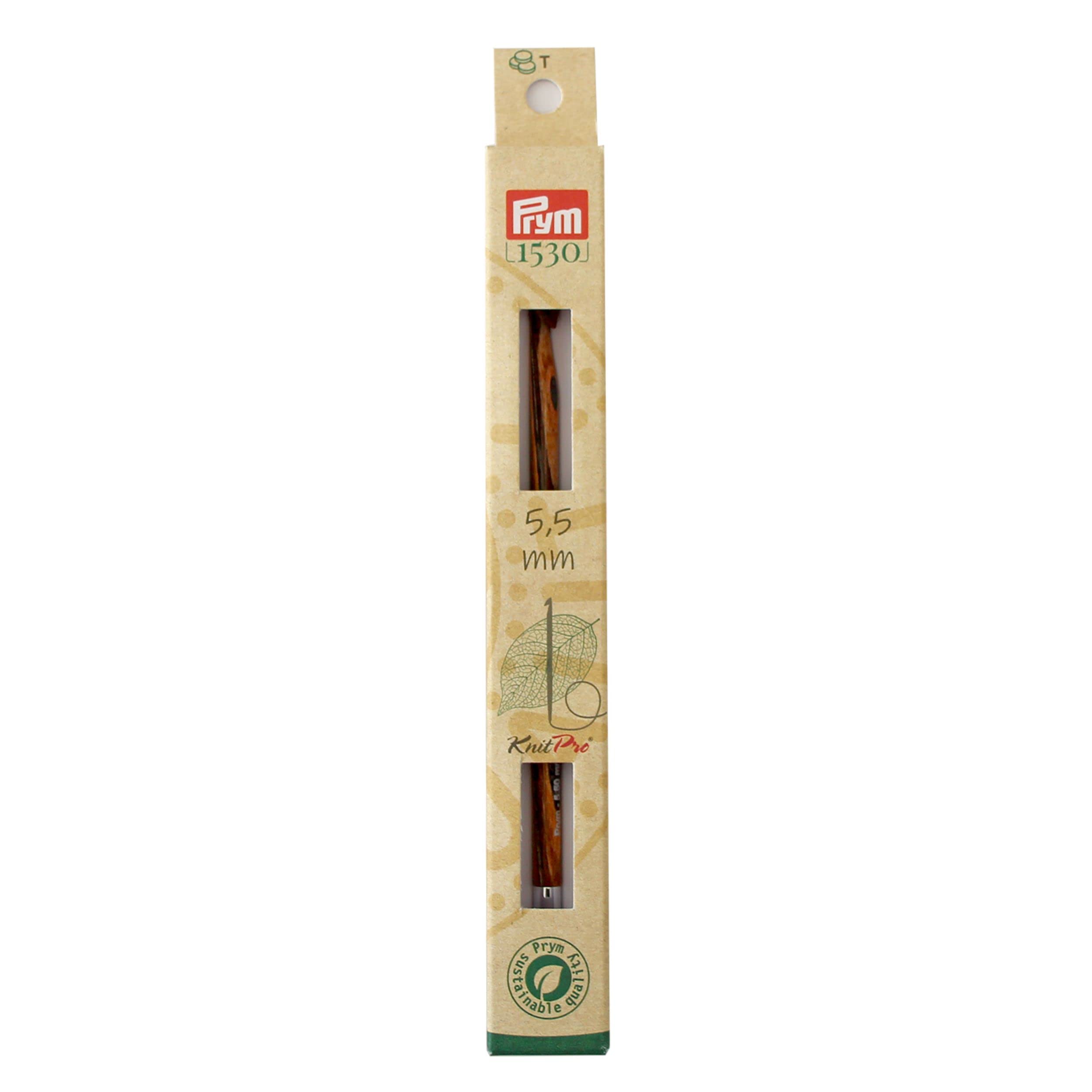 Prym 223705 Tunisian Crochet Hook tip, Natural, 5.5 mm