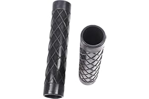 Yubunt Kayak Paddle Grip, Anti Slip Silicone Sleeve Grip, Anti Foaming, Kayak Accessories, Suitable for Detachable Paddles with Diameter of 30mm/1.18 Inches. (Black 2 Pcs)