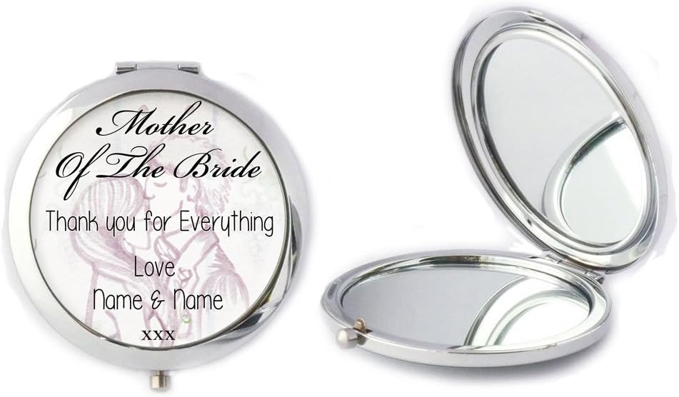 mother of the bride compact mirror