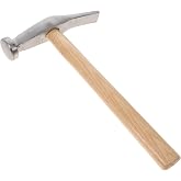 Healifty Shoemaking Hammer with Wooden Handle Rustproof Steel Hammer for Shoe Repair Lightweight Making Tool for Diy Shoe Projects 9.44In