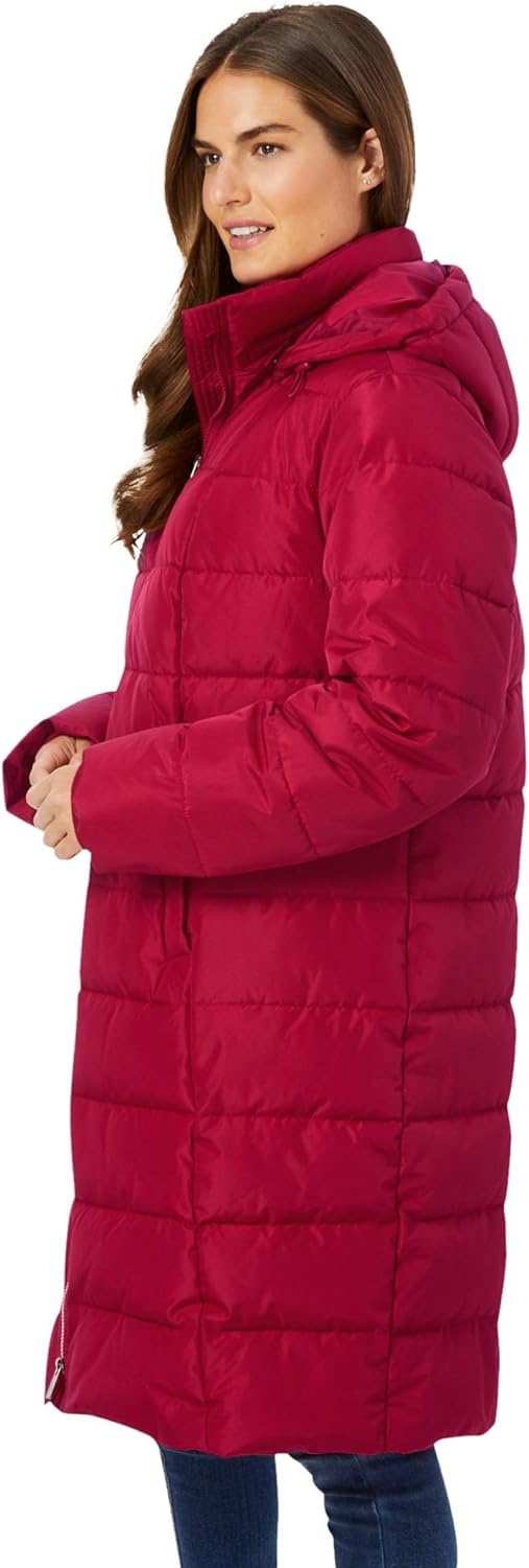 womens plus puffer coat