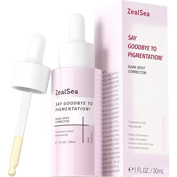 ZEALSEA DARK SPOT CORRECTOR SERUM,EFFECTIVE HYPERPIGMENTATION MELASMA TREATMENT, DARK SPOT REMOVER FOR FACE, GENTLE SKIN CARE FOR ACNE SPOT, BLEMISH SPOT, SUN SPOT, BRIGHTENING FACE SERUM FOR WOMEN