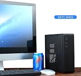 Vklopdsh MX02 Mini ITX HTPC Computer Case Black SGCC USB2.0 Office Business view 3