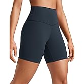 CRZ YOGA ButterLuxe Biker Shorts 6" - High Waisted Workout Running Volleyball Spandex Yoga Womens