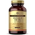 SOLGAR Double Strength Omega 3 700 mg - 60 Softgels - Includes 600 mg EPA & DHA - Non-GMO, Gluten Free - 60 Servings