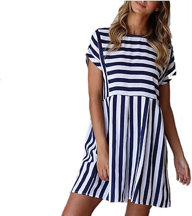 striped beach dress