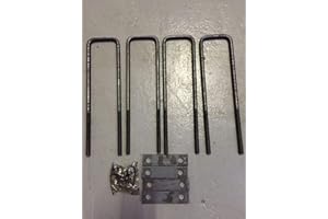 HFJDDX Bolt Kit for Truck Set of 4 - New Supreme Kidron U-Bolt L8