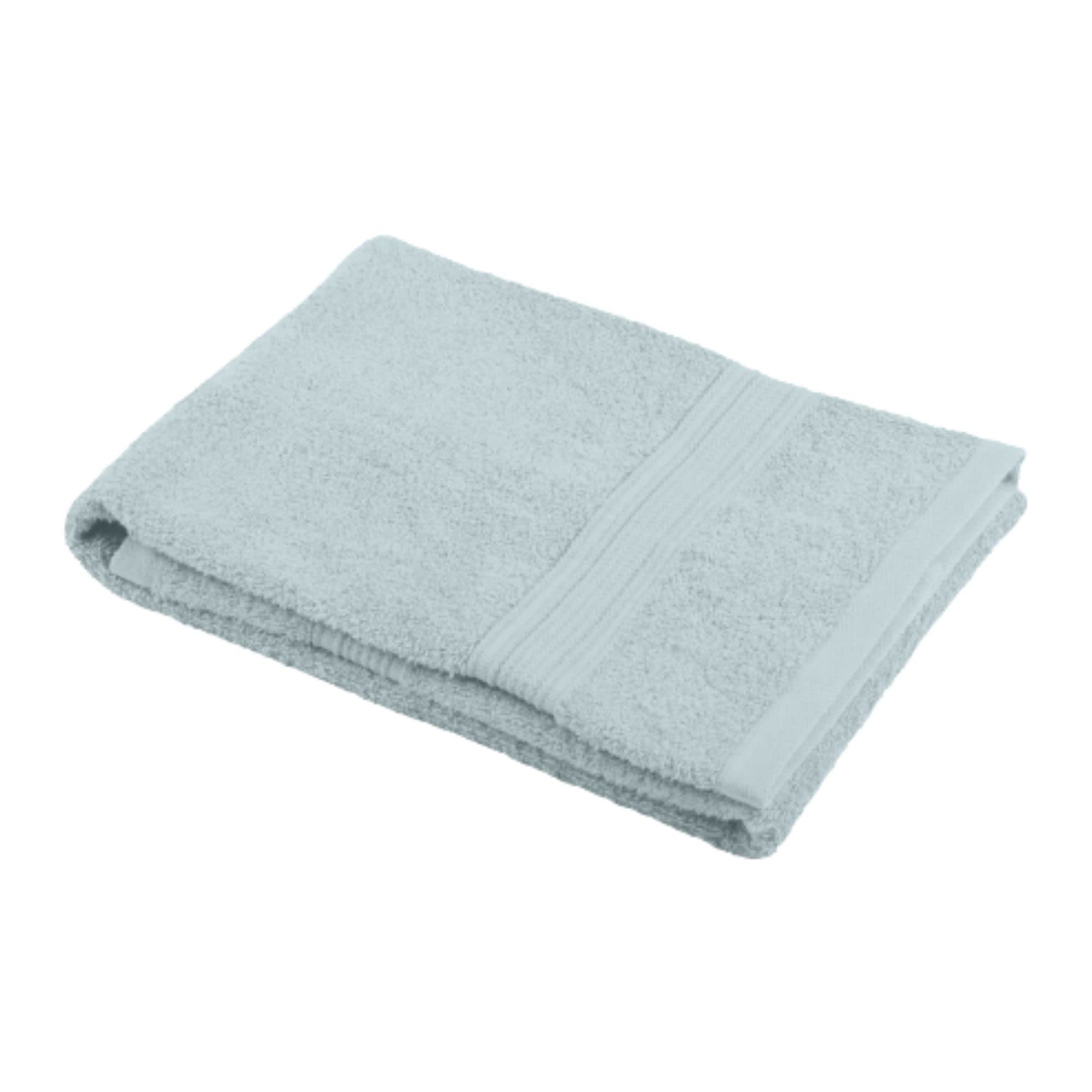 Stof - Bath Towel - Size 30 x 50 cm - 100% Organic Cotton - Sky Colour - Lagoon Model - Bath Linen - Wash at 40 cm