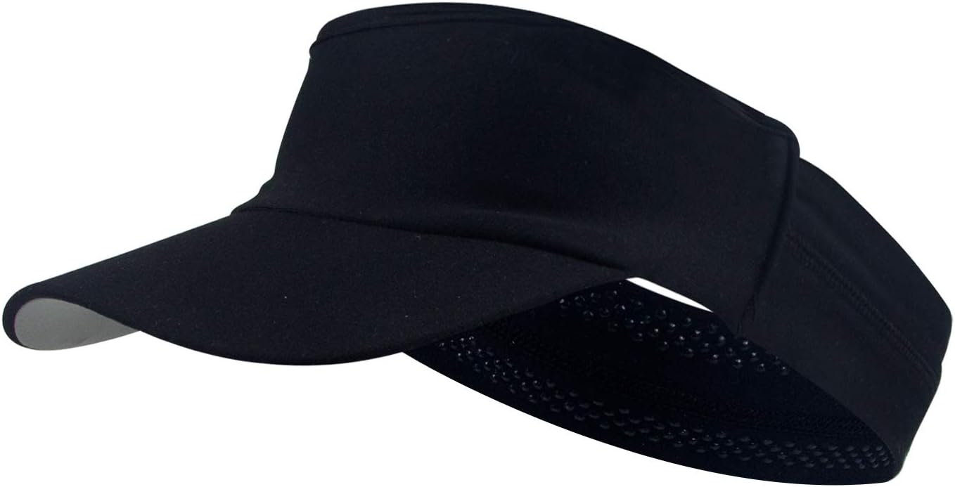 hikevalley Sun Visor Headband Anti-Slip Hat with UV Protection Brim